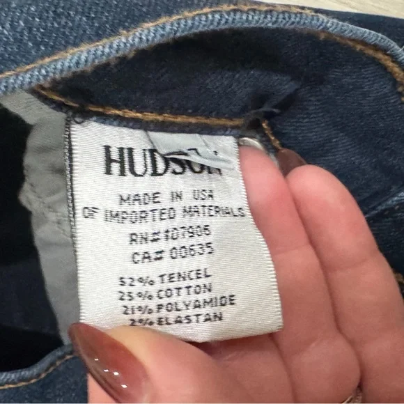 Hudson dark wash high rise  skinny jean ❤️ - Picture 6 of 7